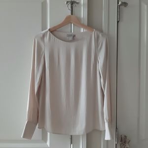 H&M cream blouse NWT